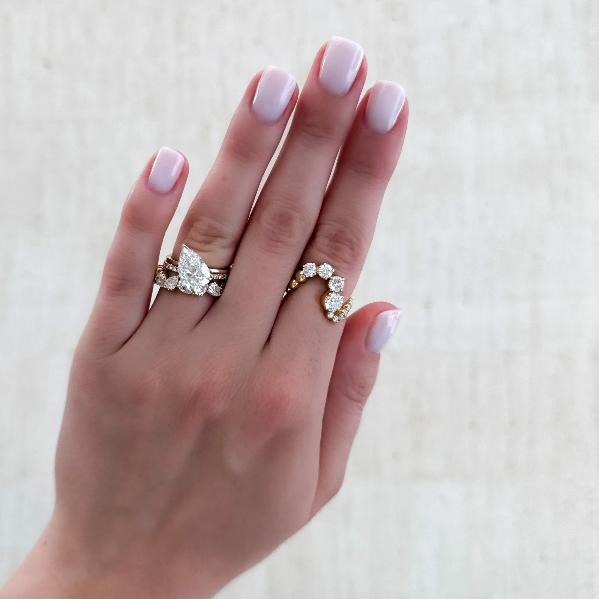 Classic Pavé Diamond Wedding Band