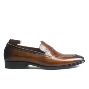 Classic Wooden Style Penny Loafers