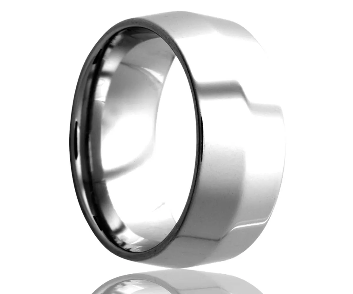 Cobalt Knife Edge Ring