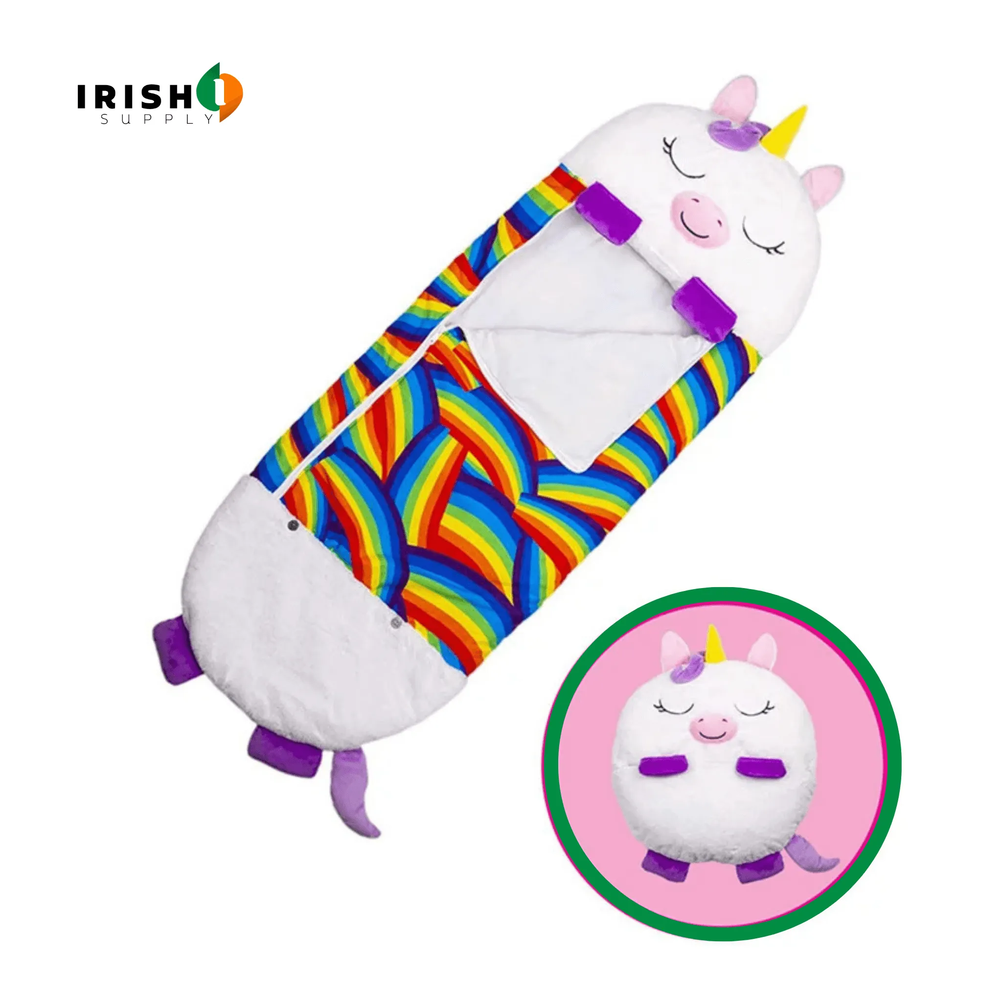 COCOONAP Plush Doll Sleeping Sack with Pillow