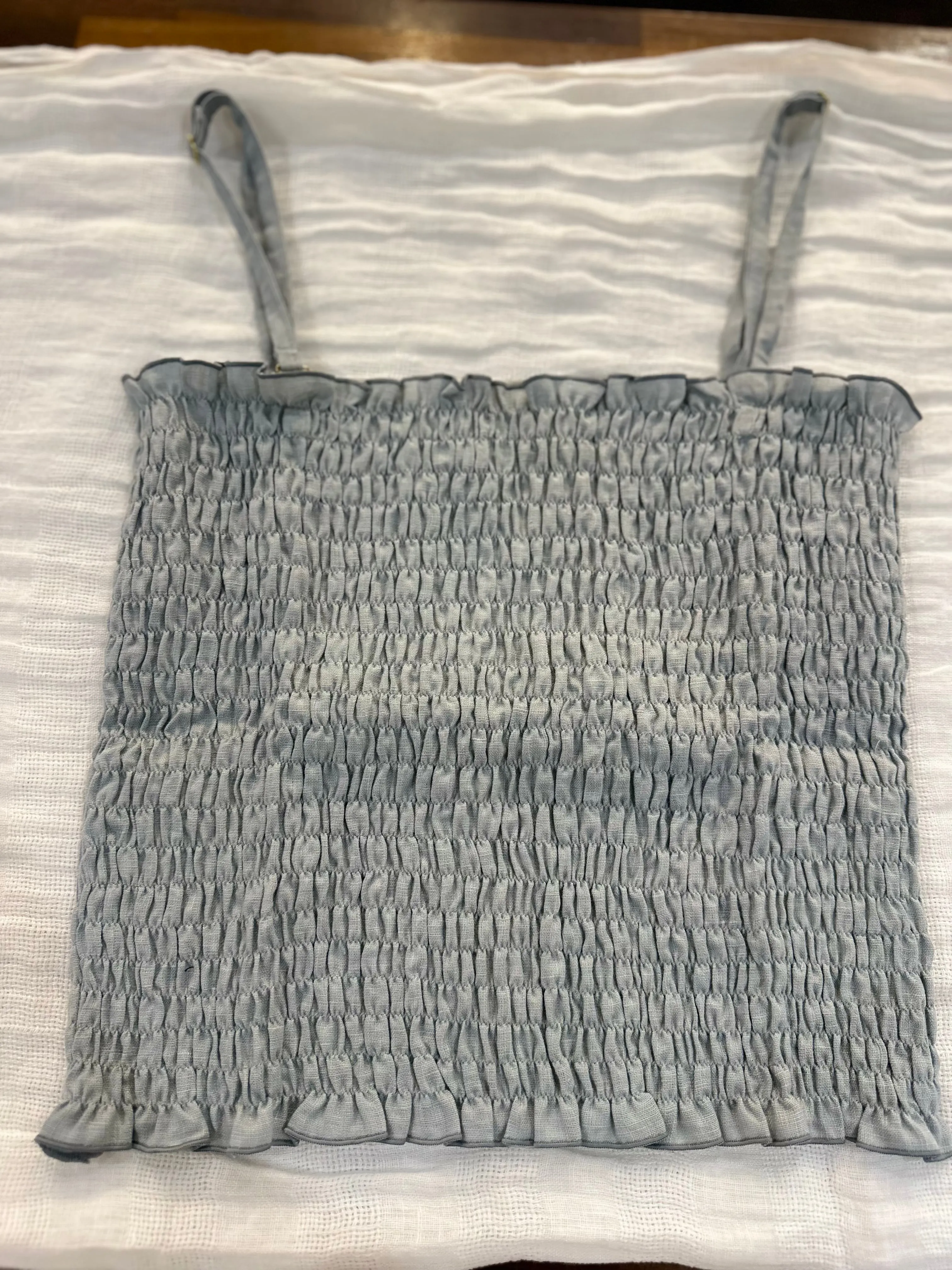 Cocos Linen Top Oyster