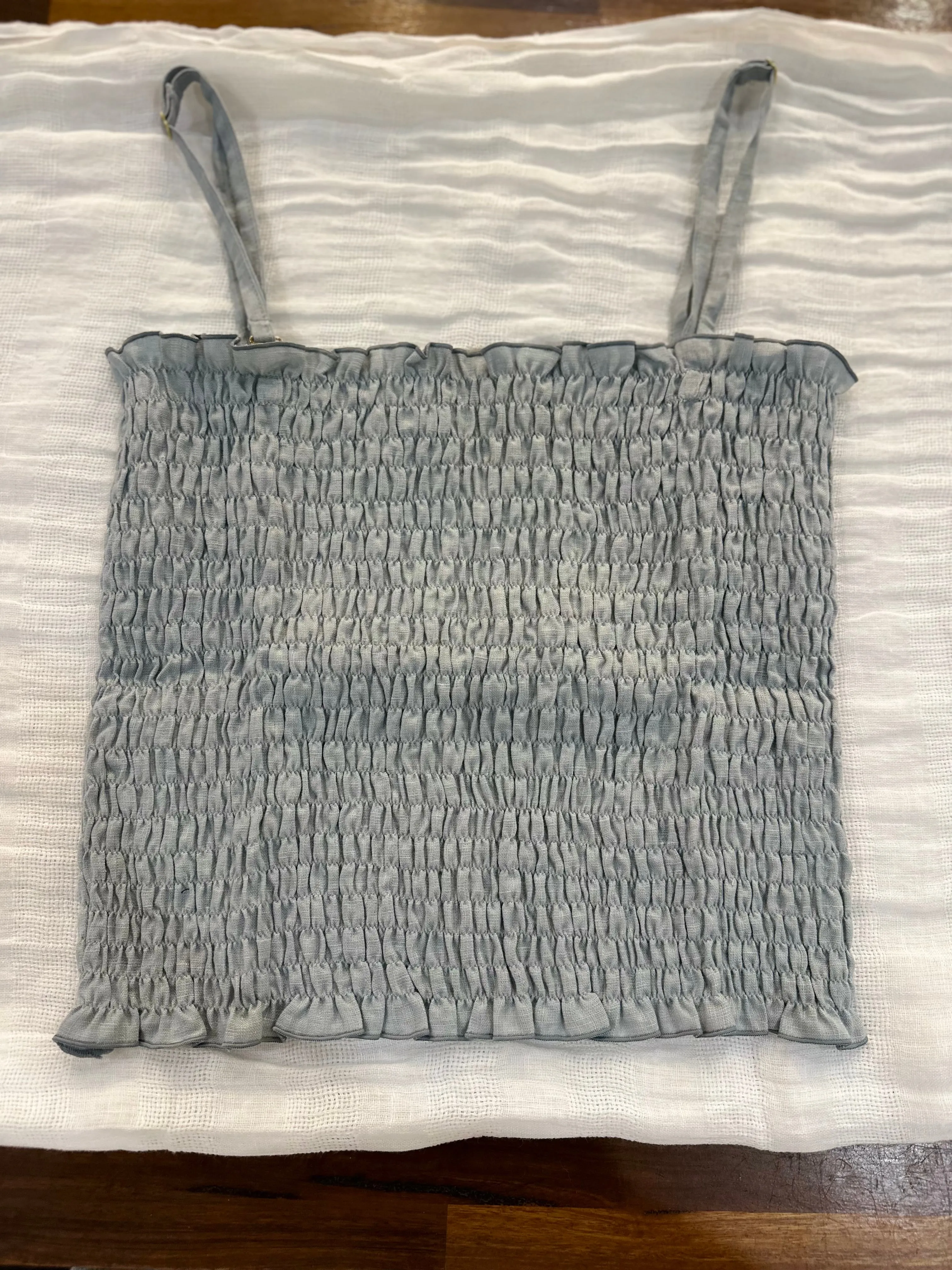 Cocos Linen Top Oyster