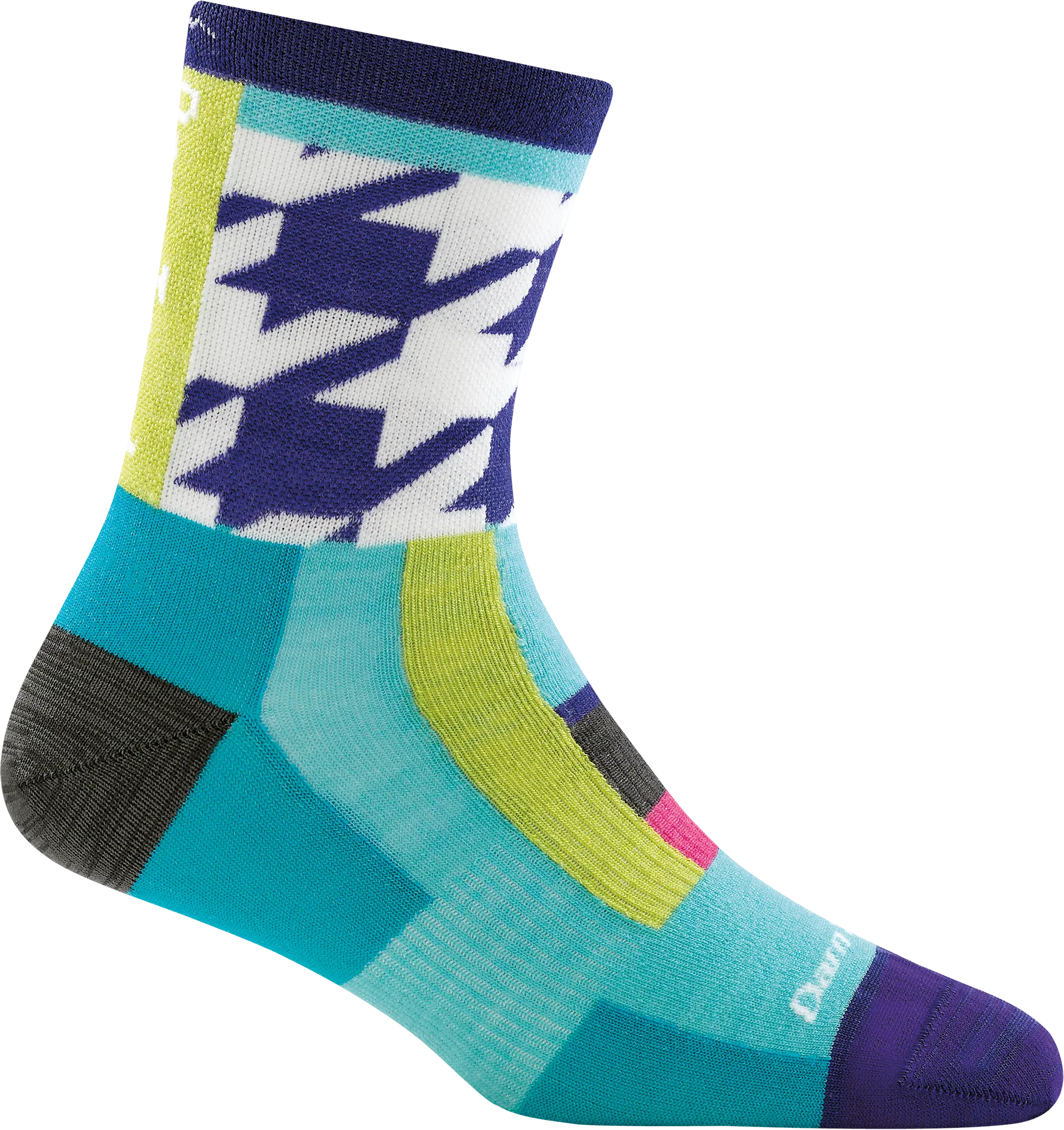 Darn Tough Womens 7002 Merino Wool 3/4 Crew Biking Socks