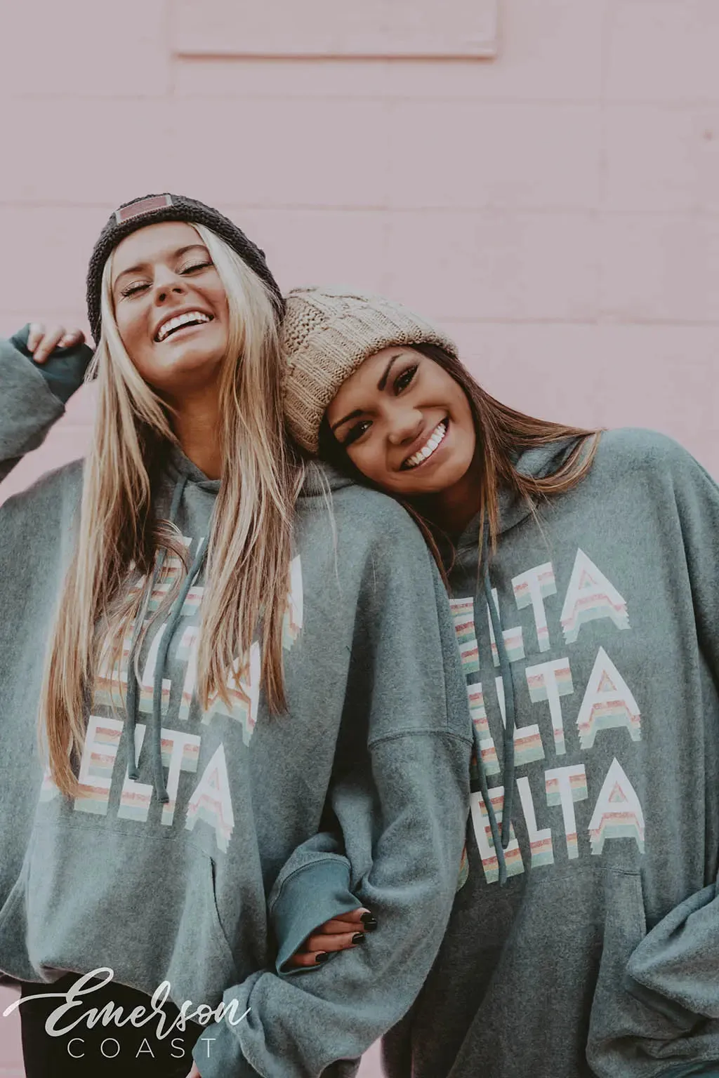 Delta Delta Delta PR Sueded Hoodie