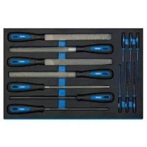 Draper Hand File Set In 3/4 Drawer Eva Insert Tray (13 Piece) Dr-63513