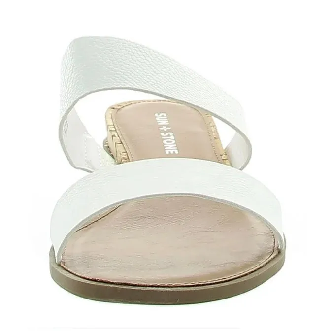 EASTEN Double Band Slide Flats Sandals