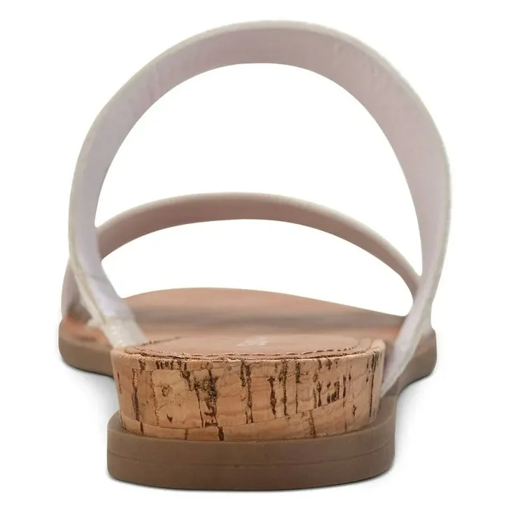 EASTEN Double Band Slide Flats Sandals
