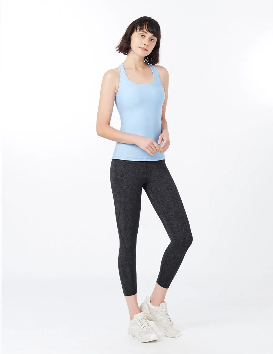 easyoga LA-VEDA Upright Cropped Tight2 - M10 M-Black