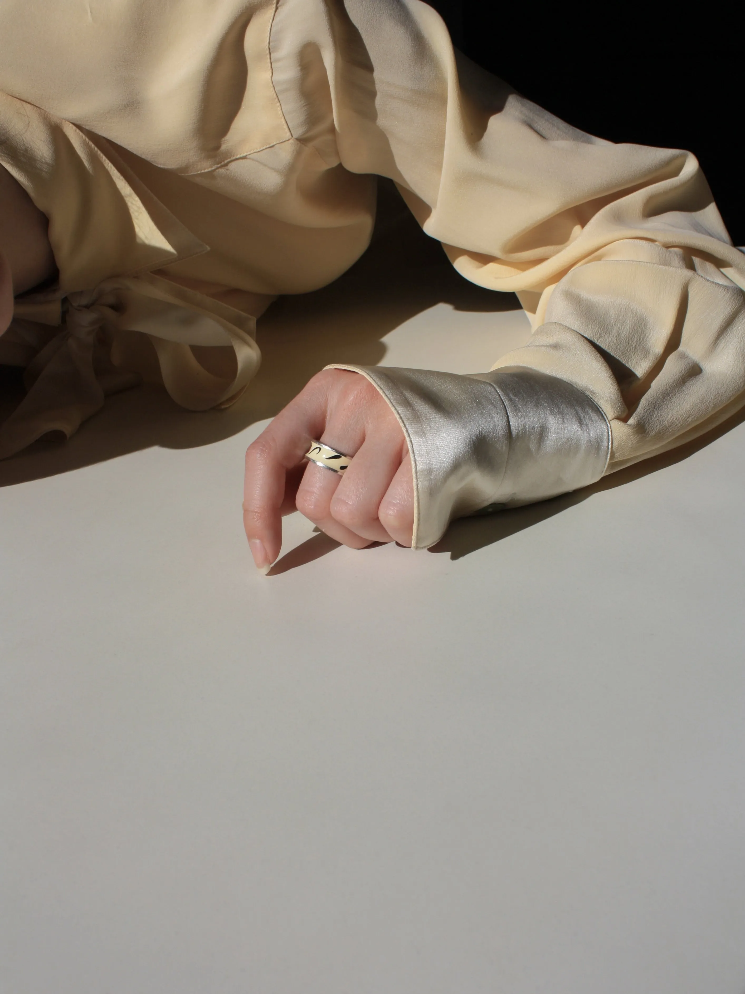 Enamel Sterling Ring