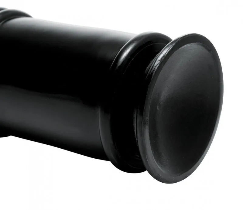 Enormass Ribbed Plug With Suction Base