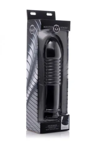 Enormass Ribbed Plug With Suction Base