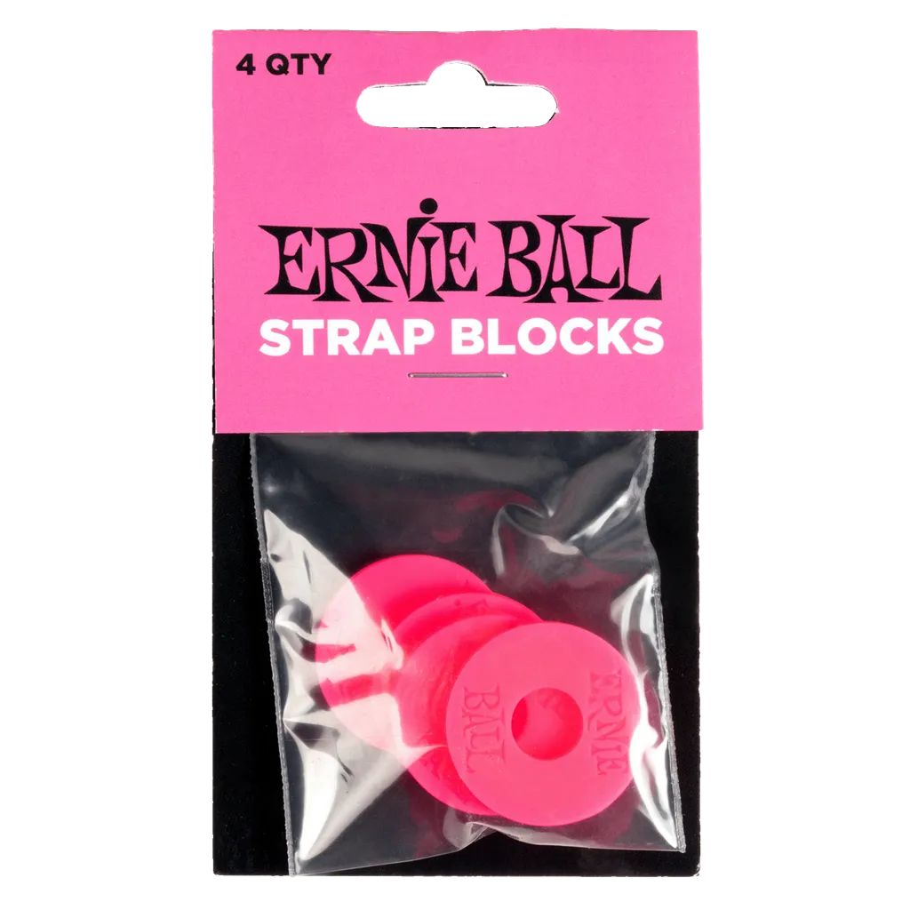 Ernie Ball Strap Blocks Pink