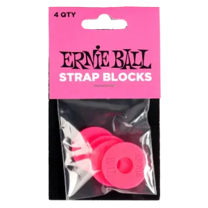 Ernie Ball Strap Blocks Pink