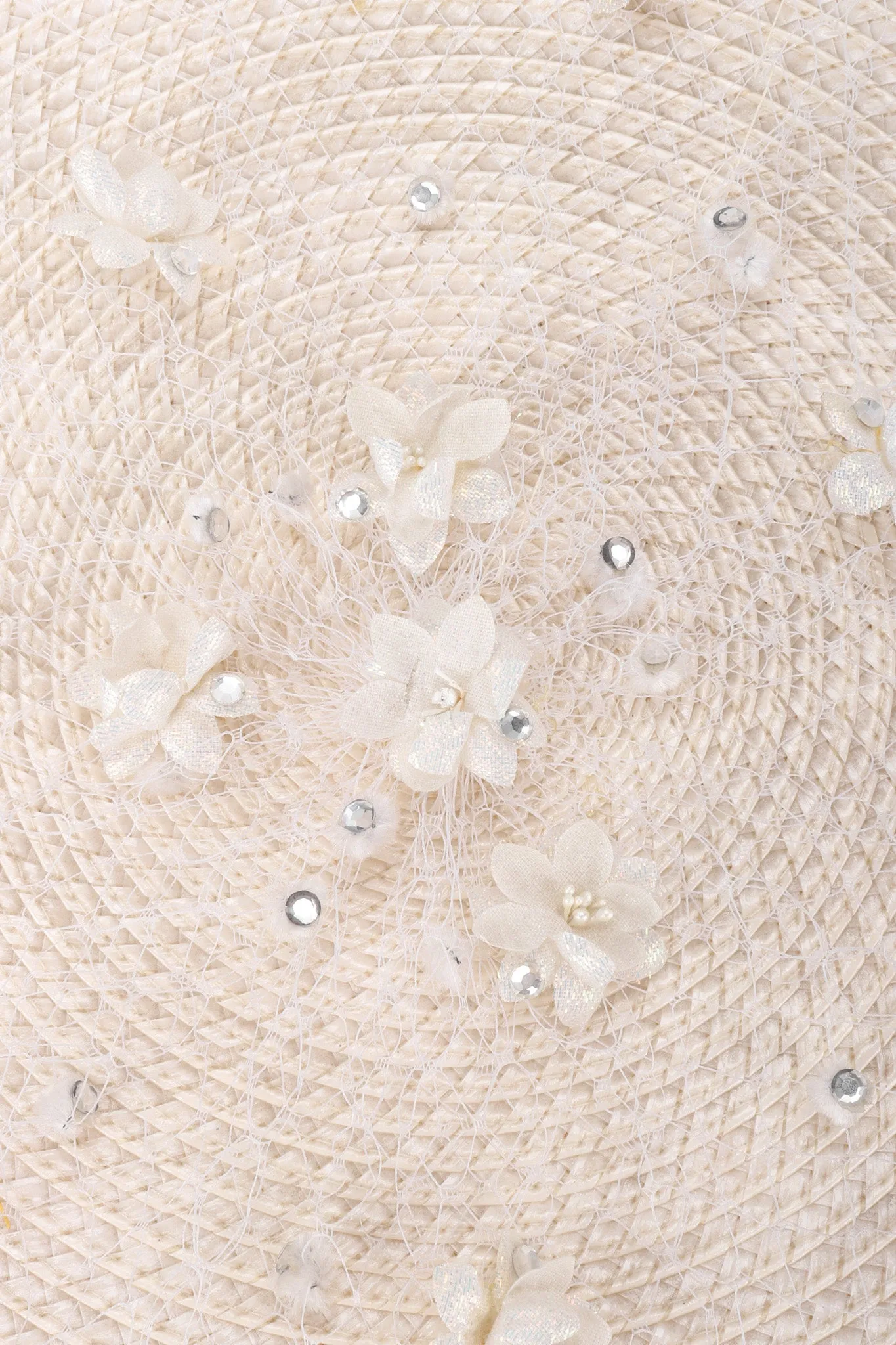 Floral Veiled Cossack Hat