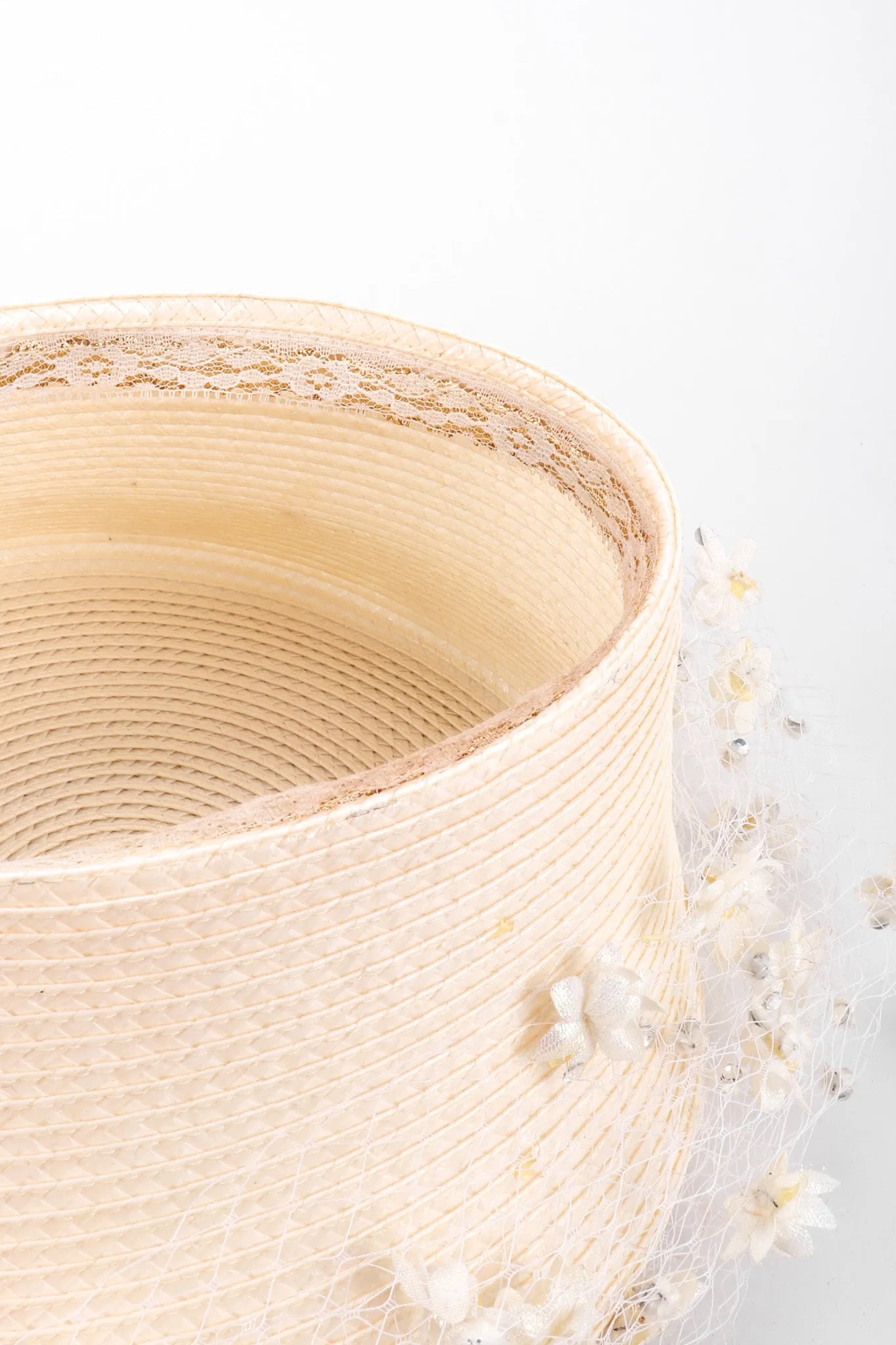 Floral Veiled Cossack Hat
