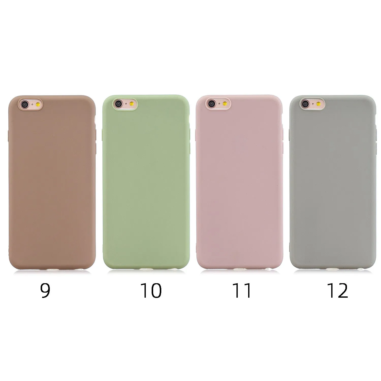 For HUAWEI Y9 2019 Lovely Candy Color Matte TPU Anti-scratch Non-slip Protective Cover Back Case 10