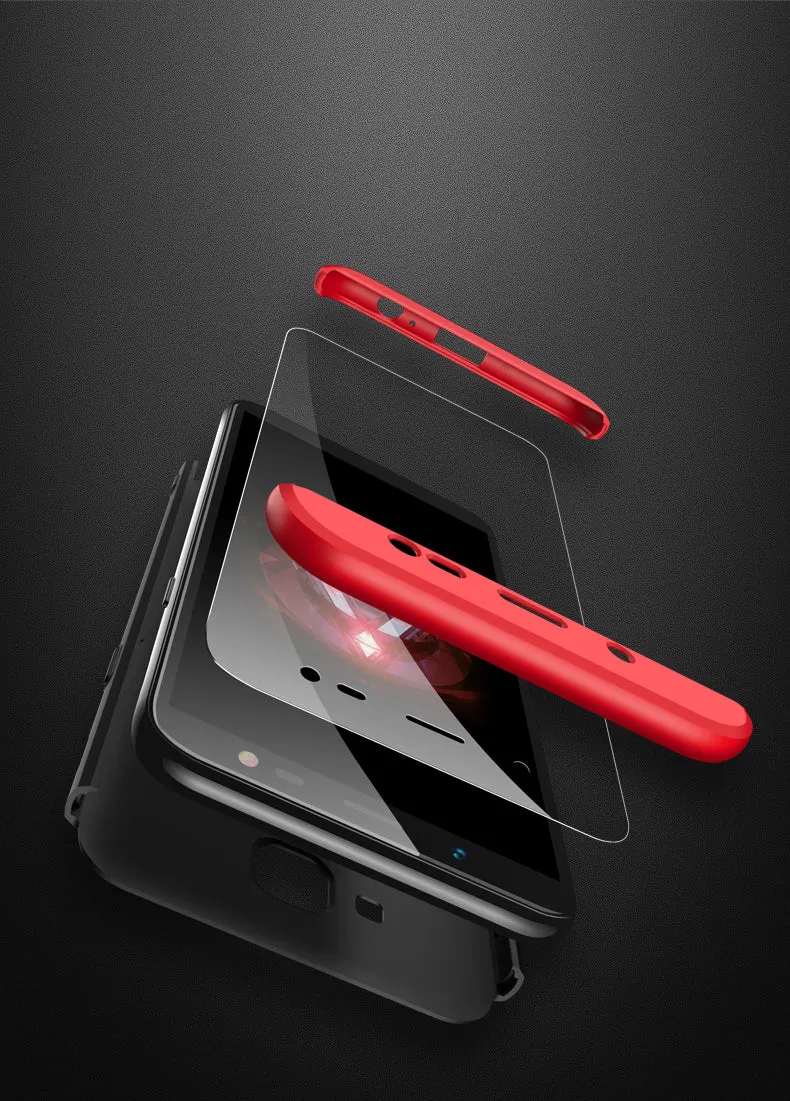 For Samsung J6 2018/on 6 Ultra Slim 360 Degree Non-slip Shockproof Full Protective Case red