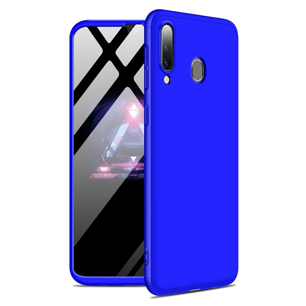 For Samsung M30 Ultra Slim PC Back Cover Non-slip Shockproof 360 Degree Full Protective Case blue
