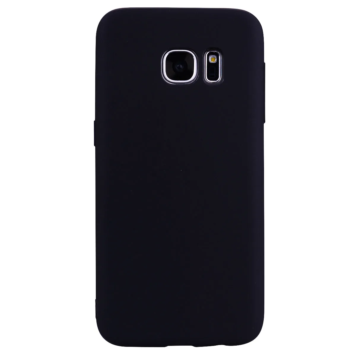 for Samsung S7 Cute Candy Color Matte TPU Anti-scratch Non-slip Protective Cover Back Case yellow