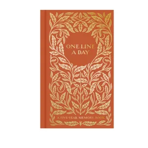 Gilded One Line A Day Memory Book
