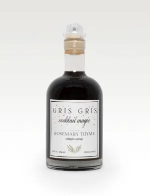 Gris Gris Cocktail Magic Rosemary Thyme Simple Syrup