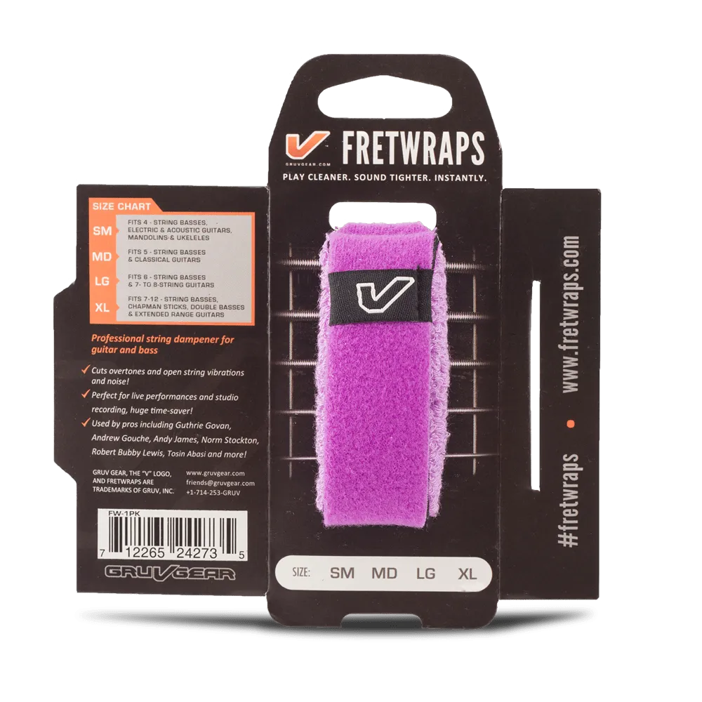 Gruv Gear Fret Wrap Size MD In Purple