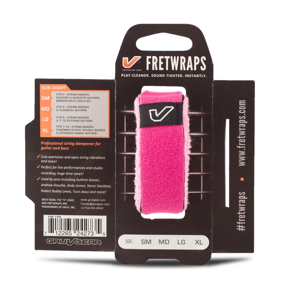 Gruv Gear Fret Wrap Size SM Pink