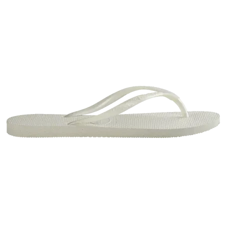 Havaianas Slim Female Thongs - Metallic White