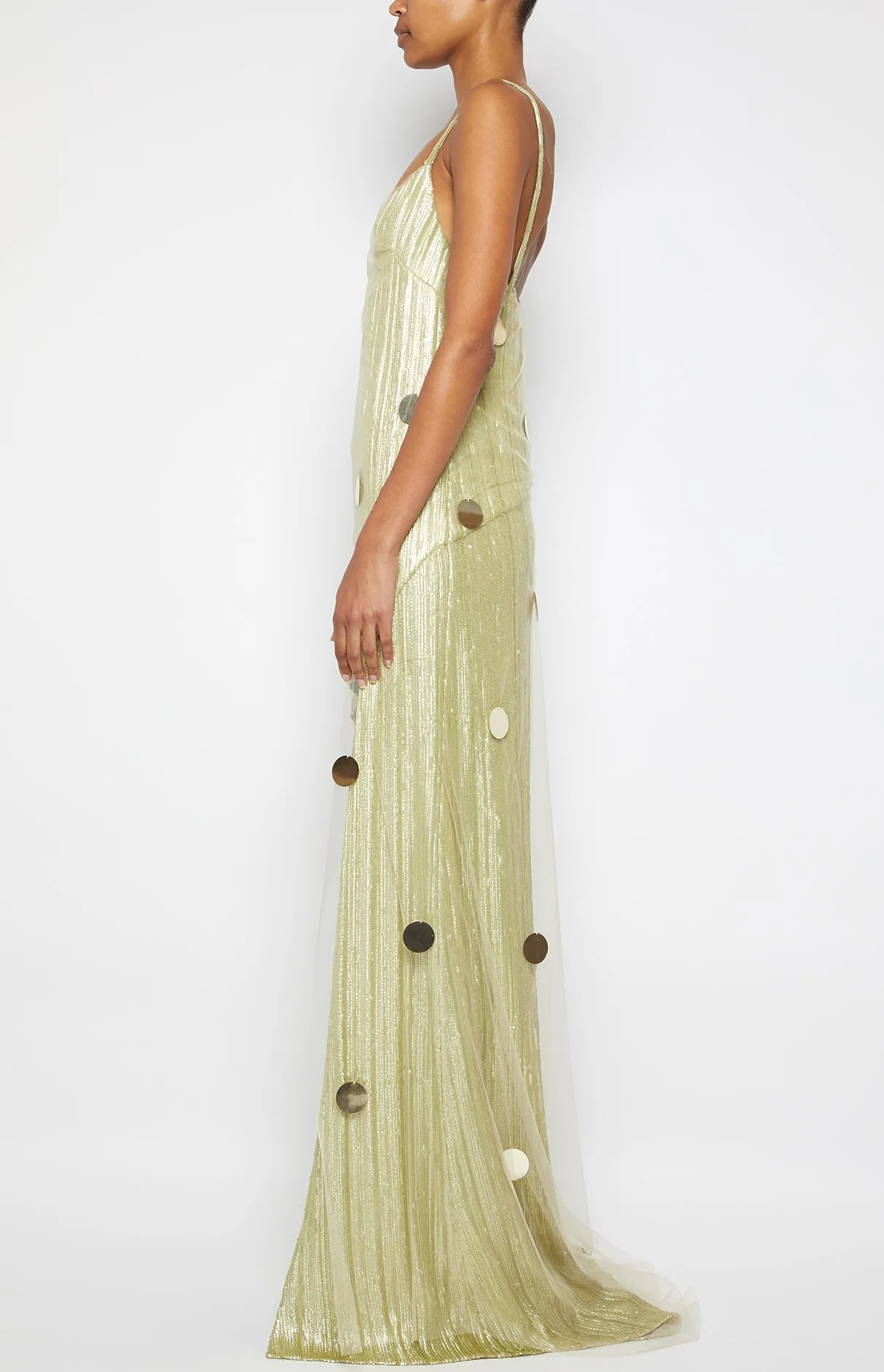 HI-LOW SLIP DRESS