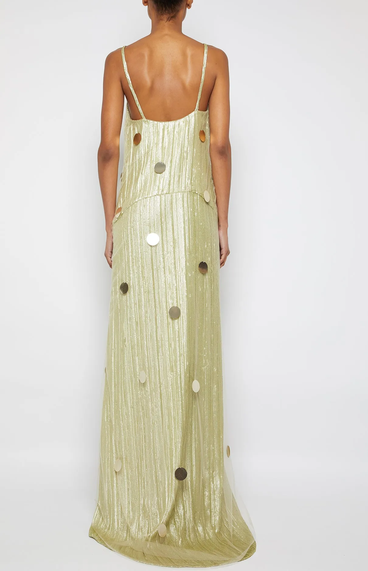 HI-LOW SLIP DRESS