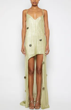 HI-LOW SLIP DRESS