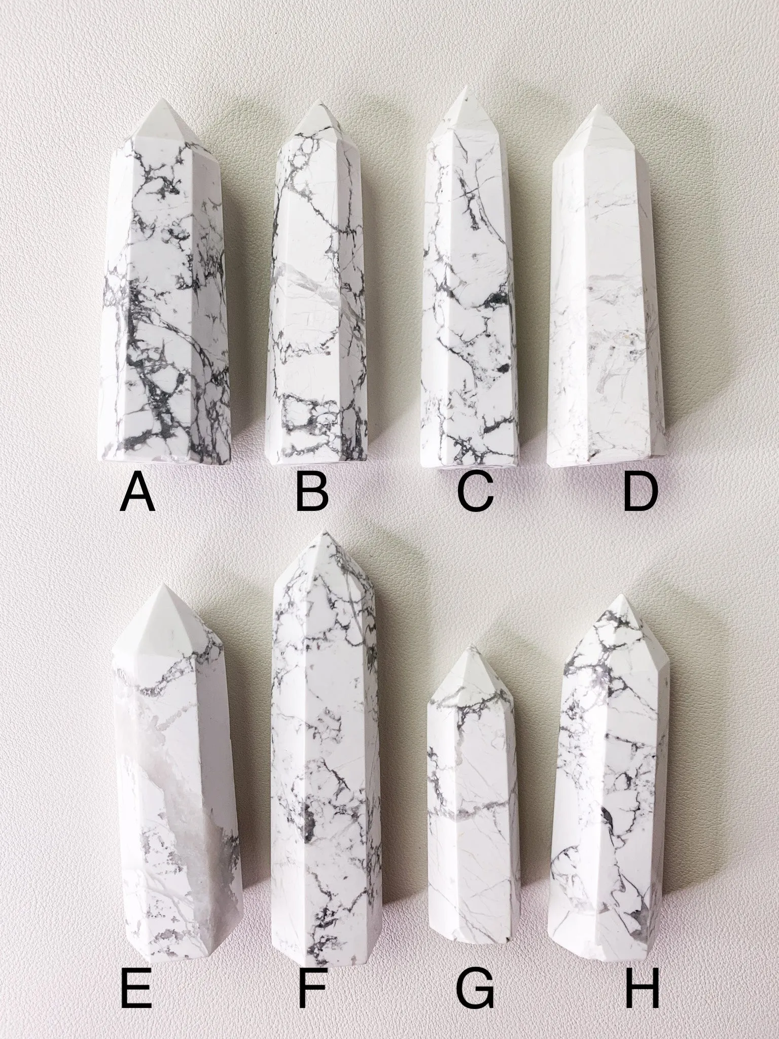Howlite Points