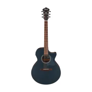 Ibanez AE275-DBF Acoustic Guitar, Dark Tide Blue Flat