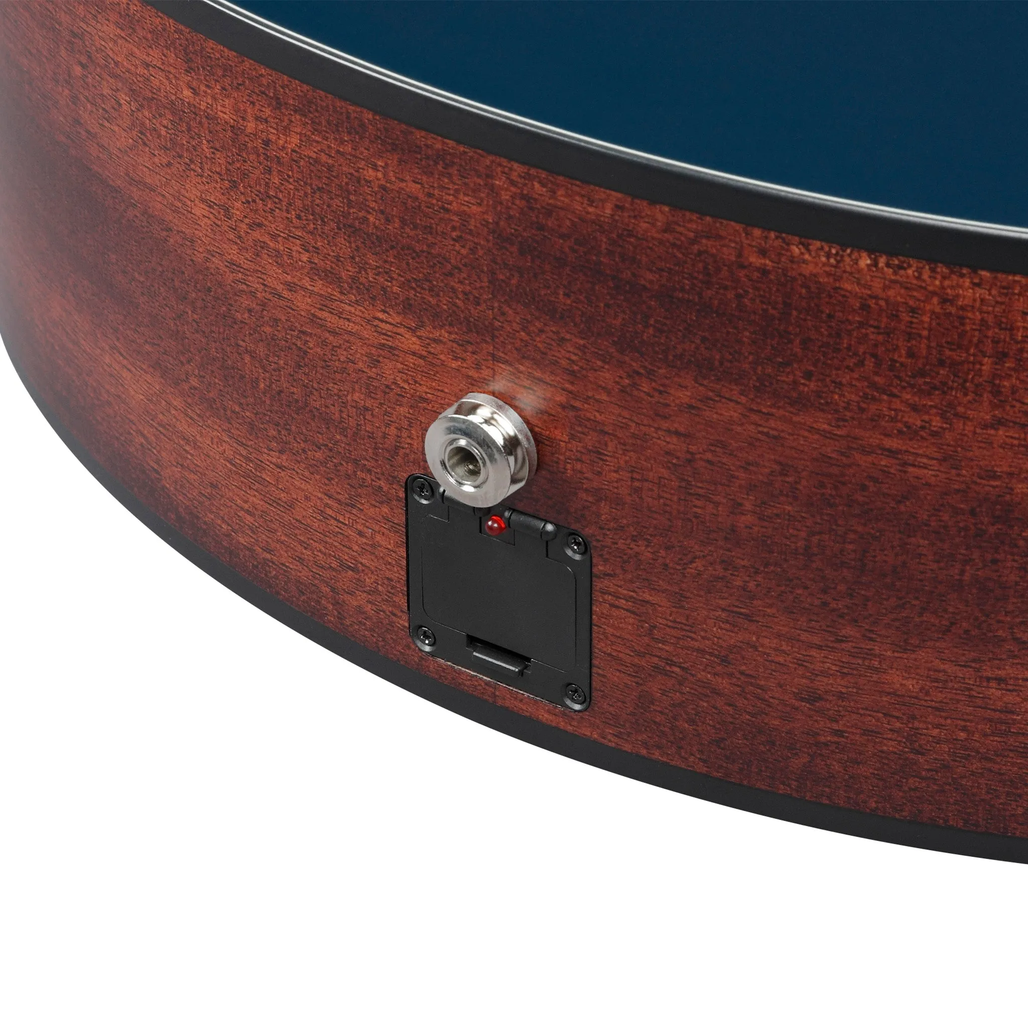Ibanez AE275-DBF Acoustic Guitar, Dark Tide Blue Flat