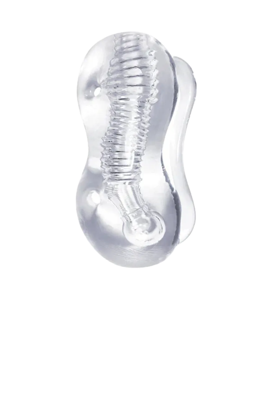 Icon Brands - The 9's - Clear Stroke Twister Male Masturbator Clear