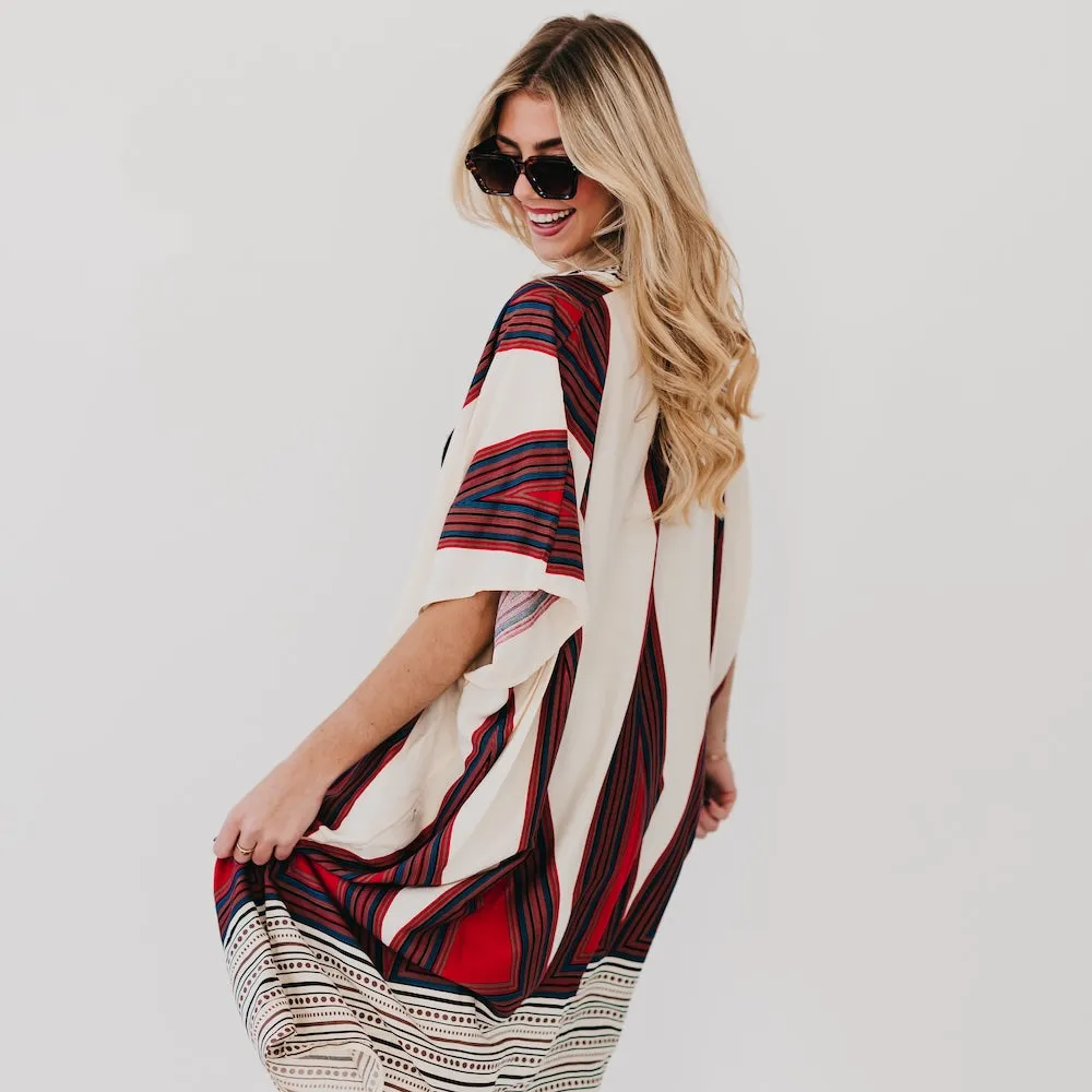 In The City Of Paradise Kimono by Pretty Simple