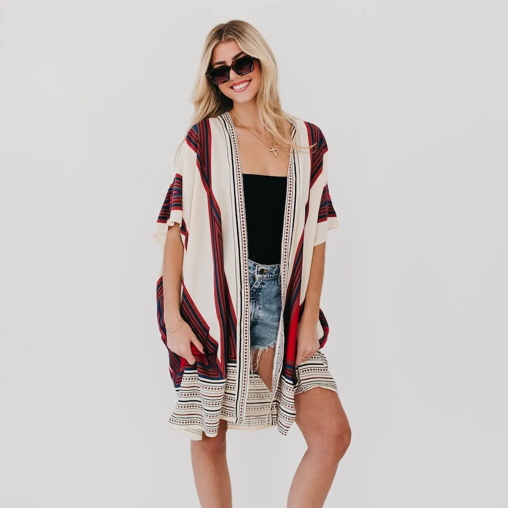 In The City Of Paradise Kimono by Pretty Simple