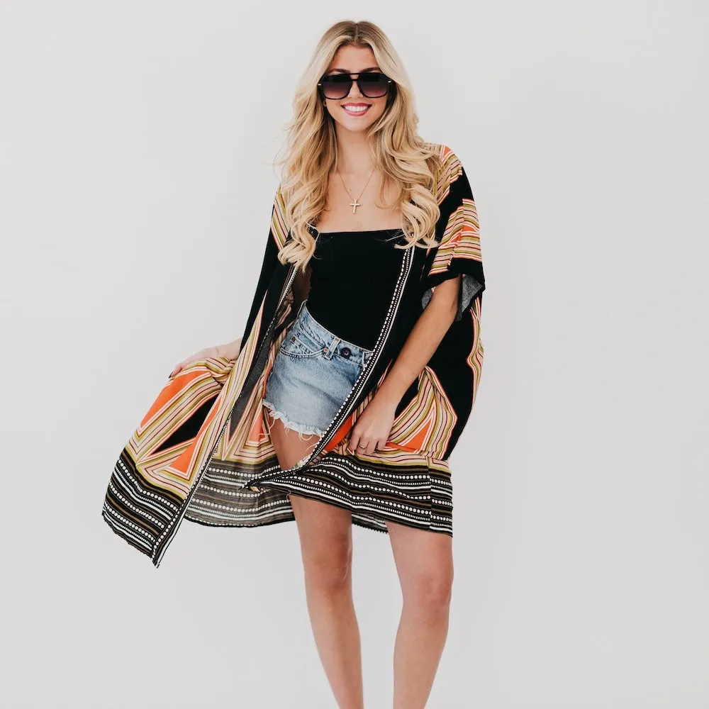 In The City Of Paradise Kimono by Pretty Simple
