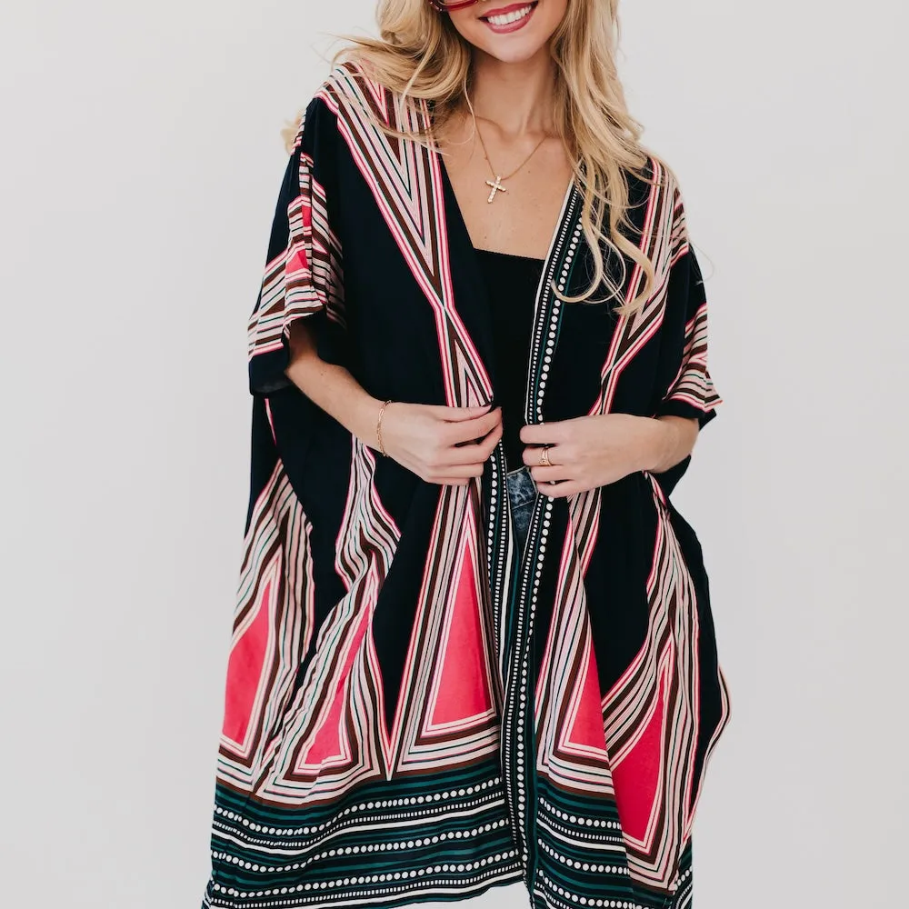 In The City Of Paradise Kimono by Pretty Simple