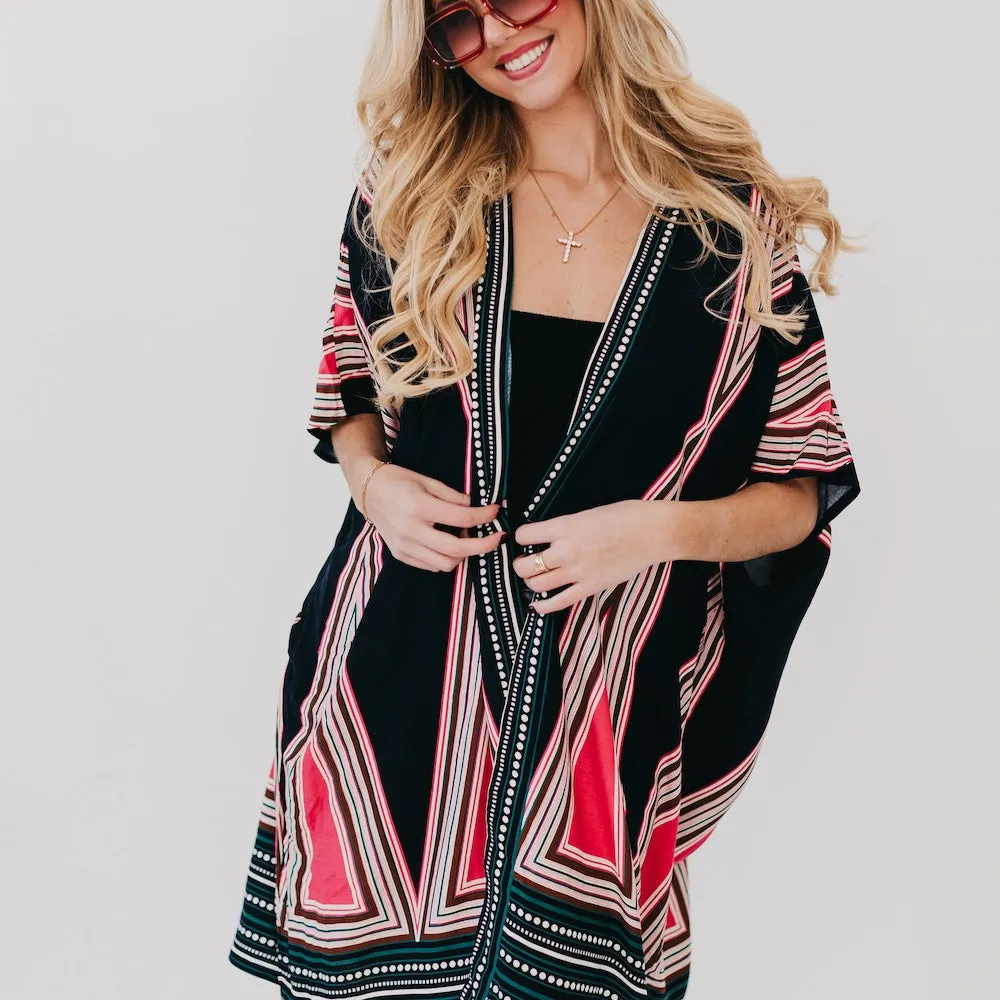 In The City Of Paradise Kimono by Pretty Simple
