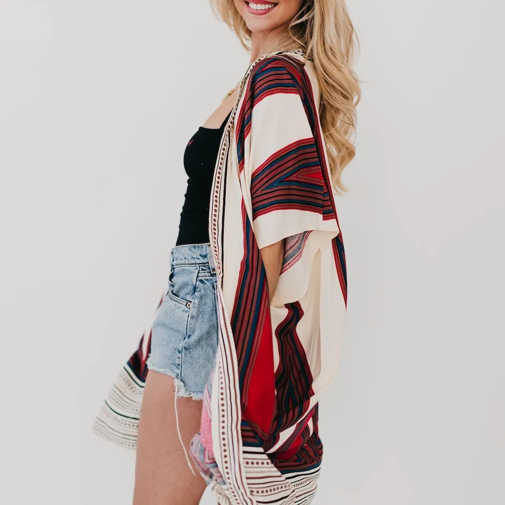 In The City Of Paradise Kimono by Pretty Simple