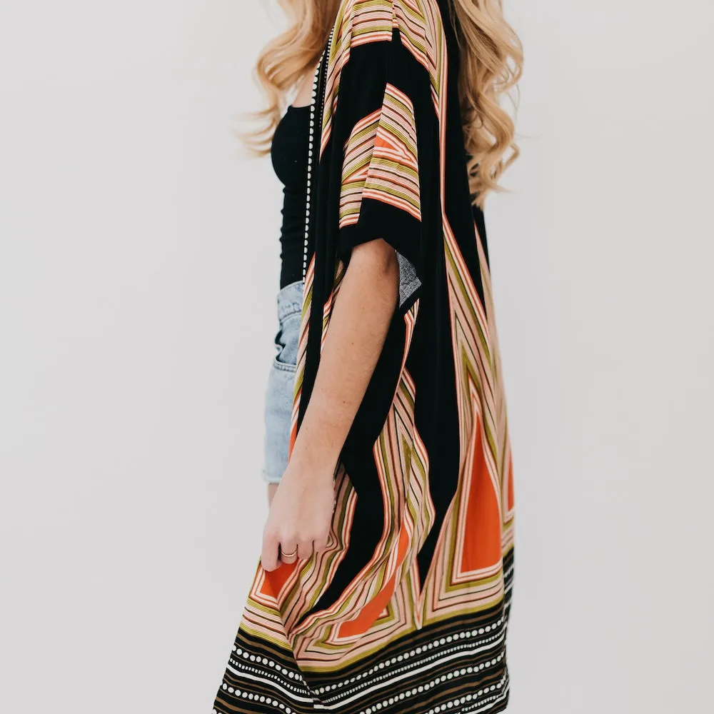 In The City Of Paradise Kimono by Pretty Simple