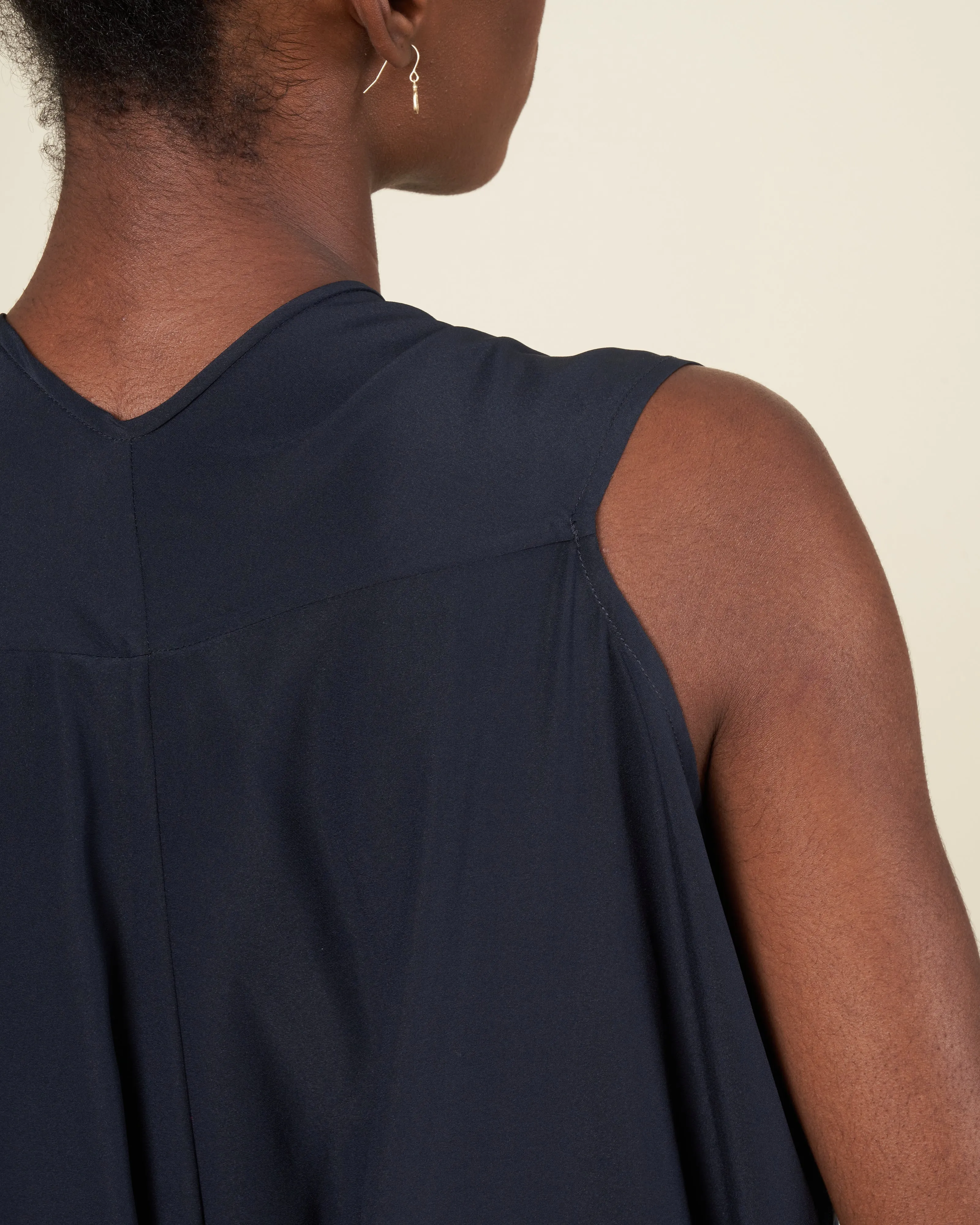 ina tank silk charmeuse - ink jet