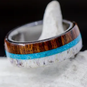 Ironwood, Turquoise, Antler