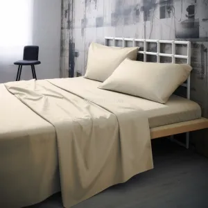 ITALIAN COMFORT - IMPERIAL DUVET COVER SET-BEIGE