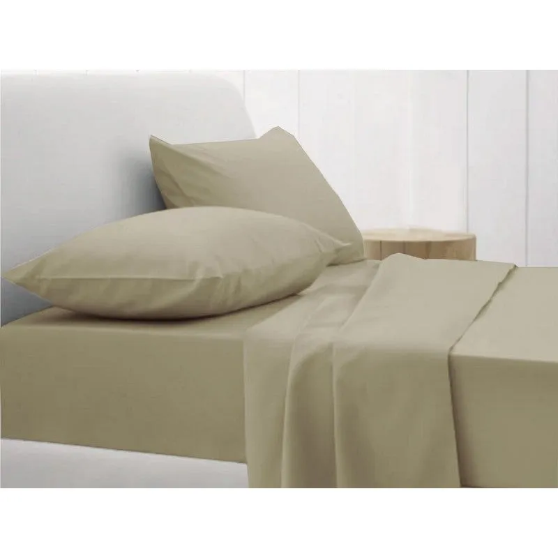 ITALIAN COMFORT - IMPERIAL DUVET COVER SET-BEIGE