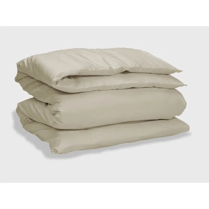 ITALIAN COMFORT - IMPERIAL DUVET COVER SET-BEIGE