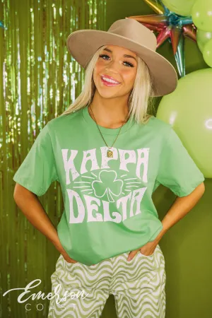 Kappa Delta Philanthropy Simple Shamrock Tee