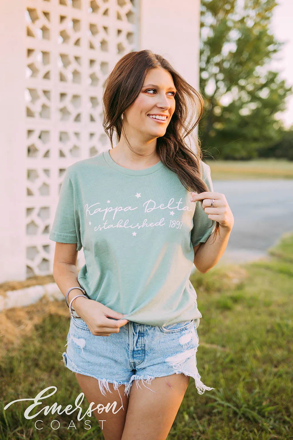 Kappa Delta PR Cursive Tee