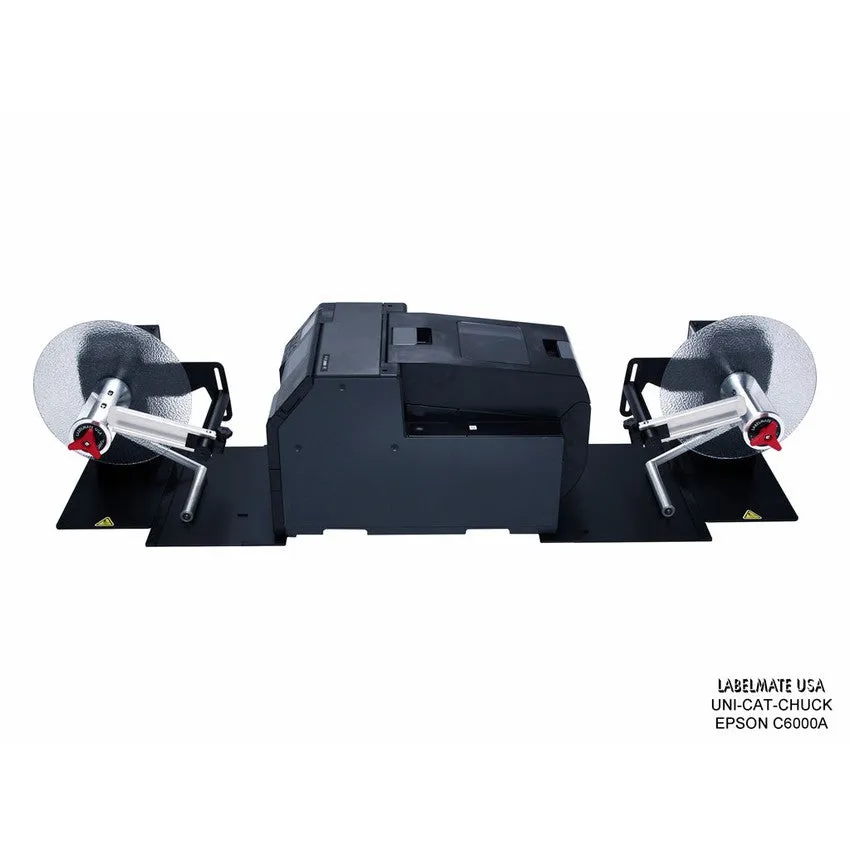 Labelmate Rewinder Alignment Plate for use together with the Epson C6000 Series Printer  EP-6000-RW